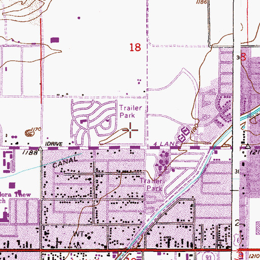 Topographic Map of The Church of Jesus Christ of Latter Day Saints, AZ