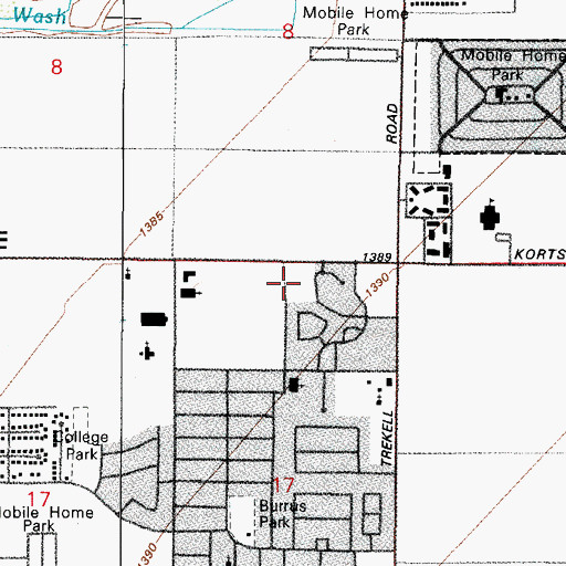 Topographic Map of The Church of Jesus Christ of Latter Day Saints, AZ