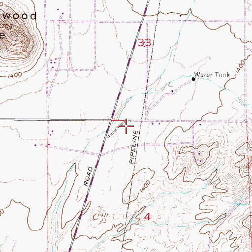 Topographic Map of The Church of Jesus Christ of Latter Day Saints, AZ