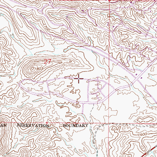 Topographic Map of Laser Drive Industrial Park, AZ