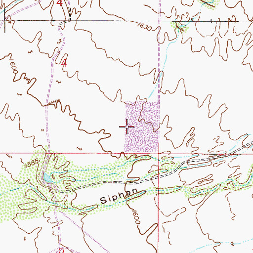 Topographic Map of Apache Junction Landfill, AZ