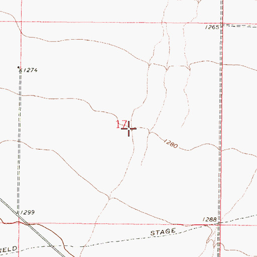 Topographic Map of Butterfield Station Landfill, AZ