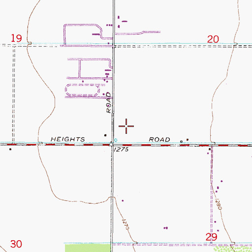 Topographic Map of Chandler Environmental Education Center at Veterans Oasis Park, AZ