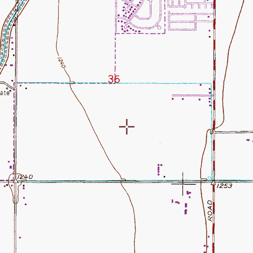 Topographic Map of Chandler - Gilbert Community College Pecos Campus Ironwood Hall, AZ
