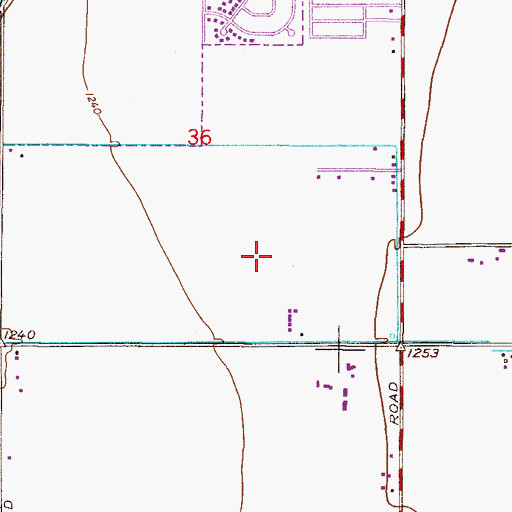 Topographic Map of Chandler - Gilbert Community College Pecos Campus Saguaro Hall, AZ
