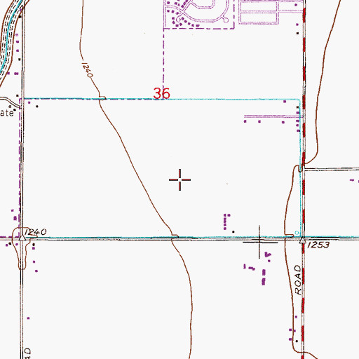 Topographic Map of Chandler - Gilbert Community College Pecos Campus Student Center, AZ