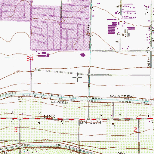 Topographic Map of South Mountain Community College Business Education Building, AZ