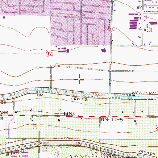 Topographic Map of South Mountain Community College Gymnasium, AZ
