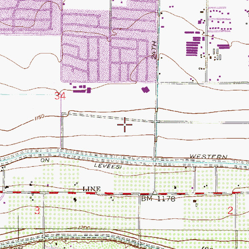 Topographic Map of South Mountain Community College Music Building, AZ