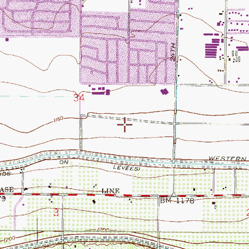 Topographic Map of South Mountain Community College Physical Sciences Building, AZ