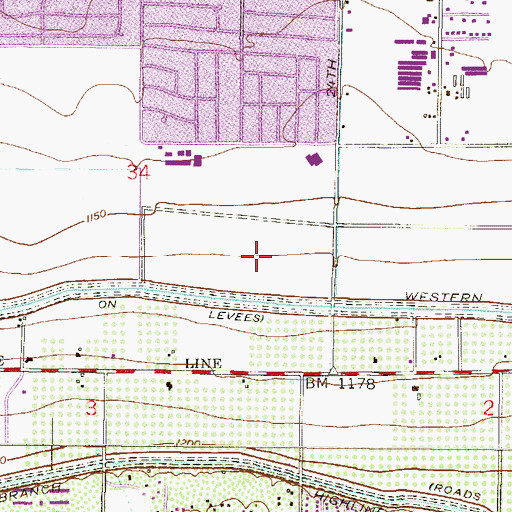 Topographic Map of South Mountain Community College Student Services Building, AZ