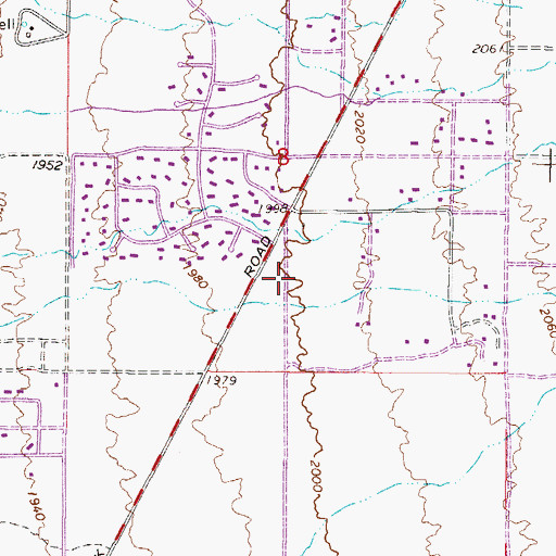 Topographic Map of Phoenix Police Department Black Mountain Precinct, AZ