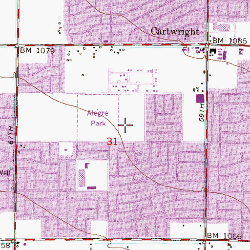 Topographic Map of Phoenix Police Department Maryvale Precinct, AZ