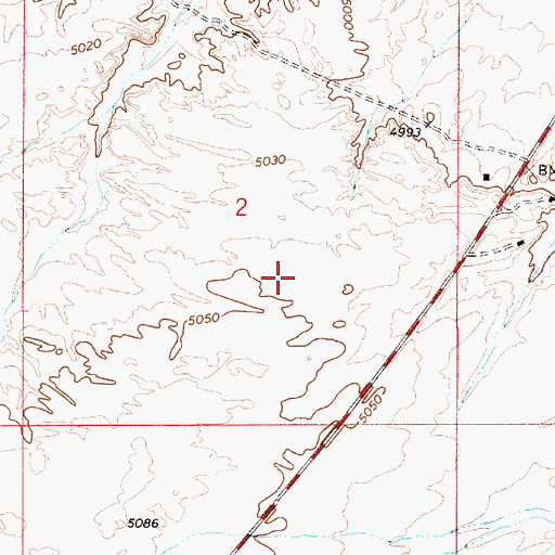 Topographic Map of Arizona State Prison Complex Winslow, AZ