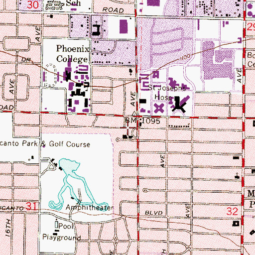 Topographic Map of Western Pilot Service Firefighting Aircraft, AZ