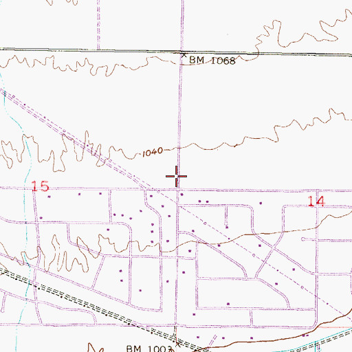 Topographic Map of Buckeye Fire Department Station 702 Sundance, AZ