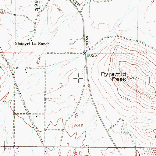 Topographic Map of Daisy Mountain Fire Department Station 141, AZ