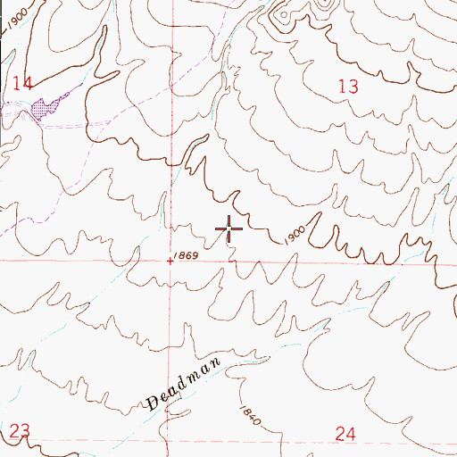 Topographic Map of Daisy Mountain Fire Department Station 142, AZ