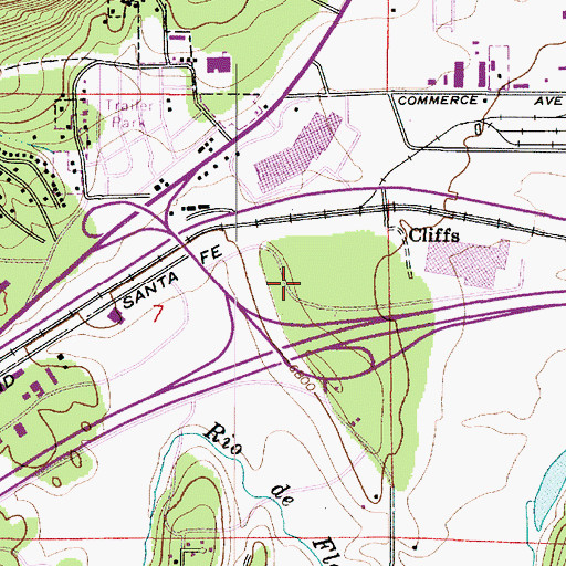 Topographic Map of Flagstaff Fire Department Station 3, AZ
