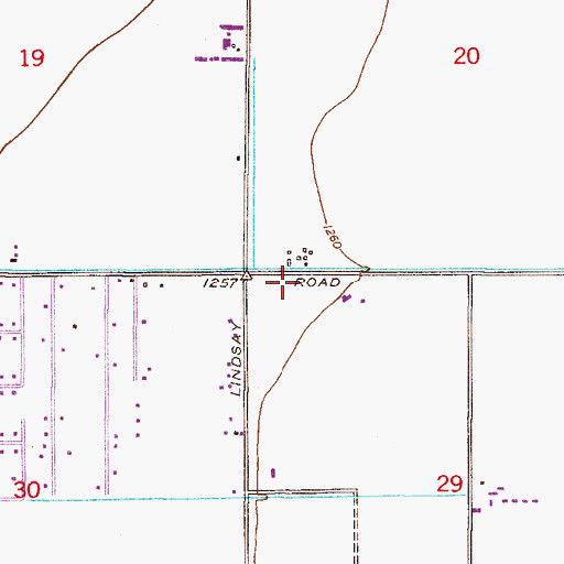 Topographic Map of Gilbert Fire Department Station 4, AZ
