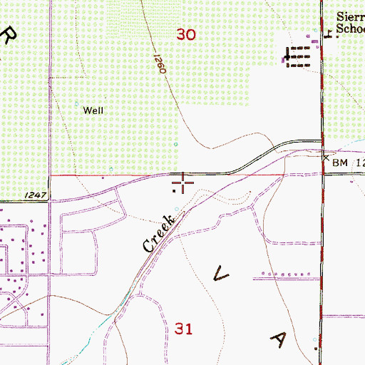 Topographic Map of Glendale Fire Department Station 155, AZ