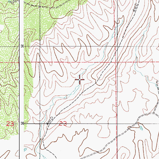 Topographic Map of Golder Ranch Fire District Station 372, AZ