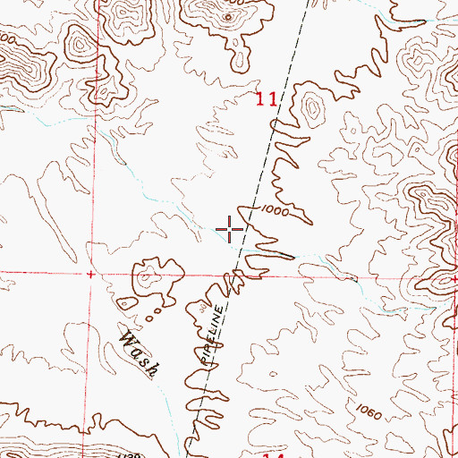Topographic Map of Goodyear Fire Department Station 182, AZ