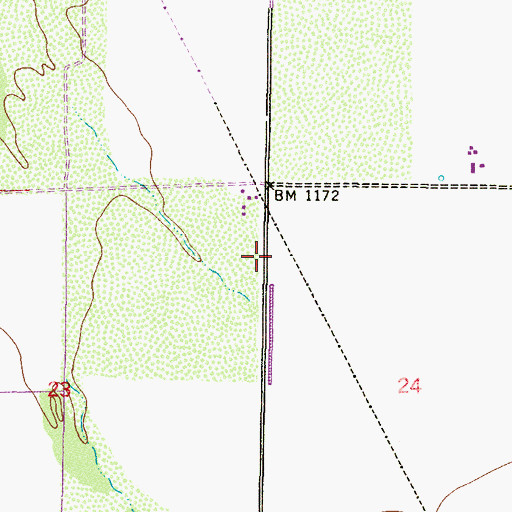 Topographic Map of Maricopa Fire Department Station 571, AZ