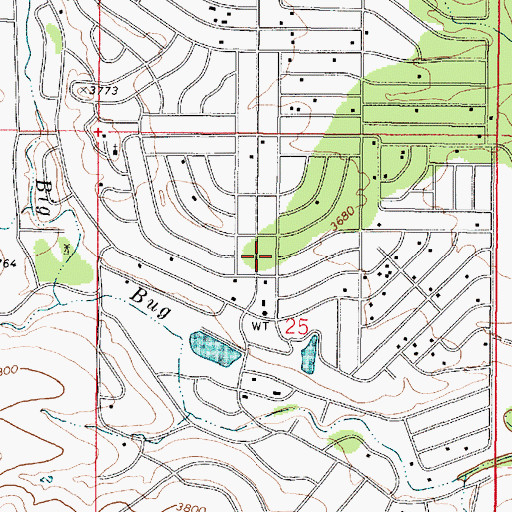 Topographic Map of Mayer Fire Department Fire Station 23, AZ