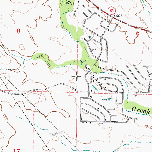 Topographic Map of Mayer Fire Department Fire Station 24, AZ