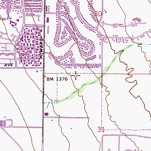 Topographic Map of Mesa Fire Department Station 209, AZ
