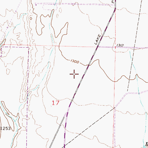 Topographic Map of Peoria Fire Department Station 195, AZ