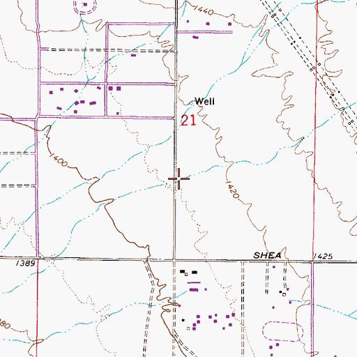 Topographic Map of Scottsdale Fire Department Station 6, AZ