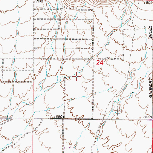 Topographic Map of Scottsdale Fire Department Station 7 Rio Montana, AZ