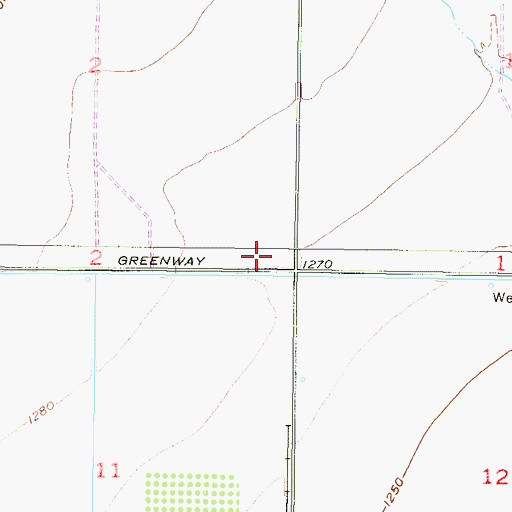 Topographic Map of Surprise Fire Department Station 303, AZ