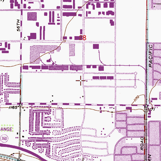 Topographic Map of Tempe Fire Department Station 2, AZ
