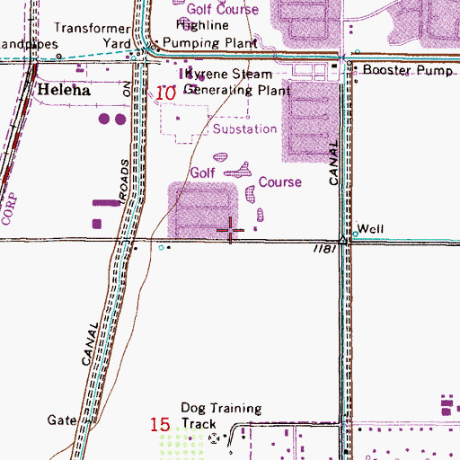 Topographic Map of Tempe Fire Department Station 4, AZ