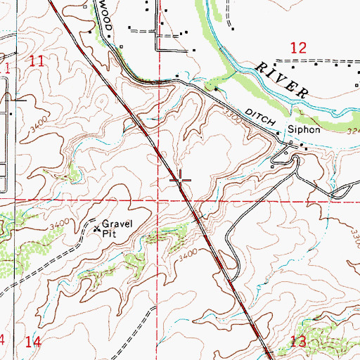 Topographic Map of Verde Valley Fire District Station 31, AZ