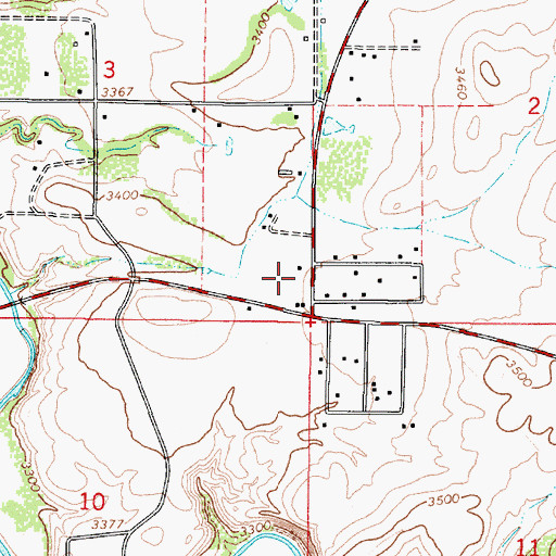Topographic Map of Verde Valley Fire District Station 32, AZ