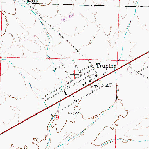 Topographic Map of Northern Arizona Consolidated Fire District Station 38, AZ