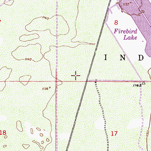 Topographic Map of Gila River Indian Community Fire Department Station 429, AZ