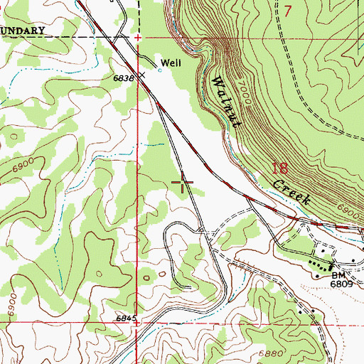 Topographic Map of Highlands Fire District Station 24 Lake Mary, AZ