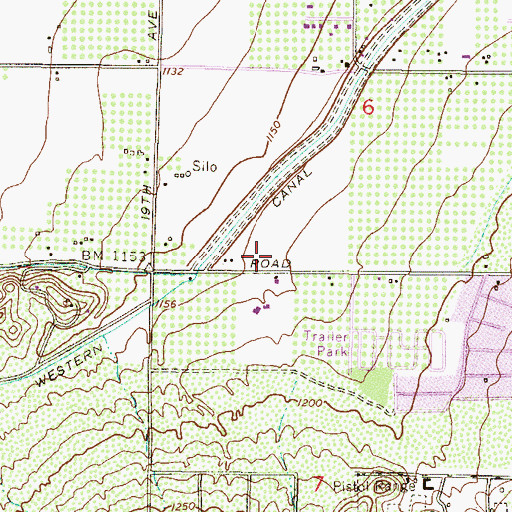 Topographic Map of Phoenix Fire Department Station 57, AZ