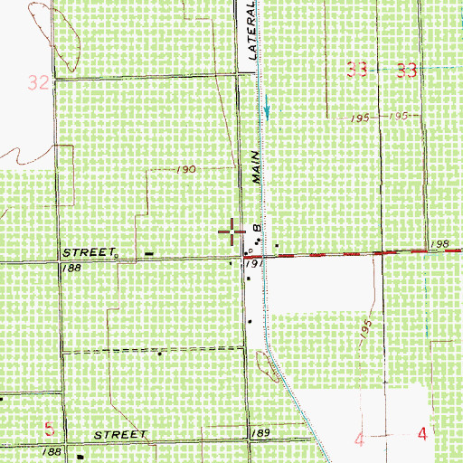 Topographic Map of Rural / Metro Fire Department Station 8, AZ
