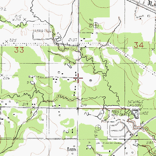 Topographic Map of Shreveport Fire Department Station 12, LA