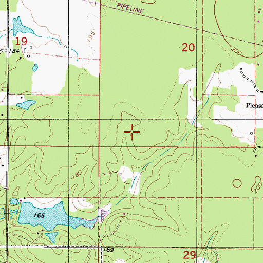 Topographic Map of Shreveport Fire Department Station 22, LA