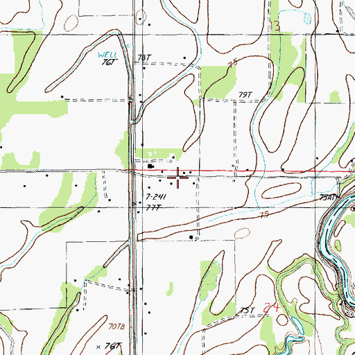 Topographic Map of Archibald - Alto Fire Station, LA