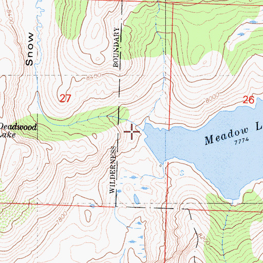 Topographic Map of Snow Canyon, CA