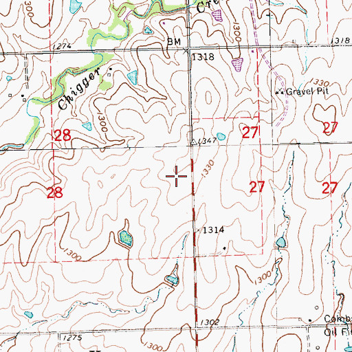 Topographic Map of Muqbra Muslim Cemetery, KS