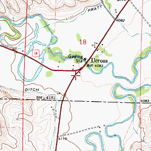 Topographic Map of Clearmont Fire District, WY